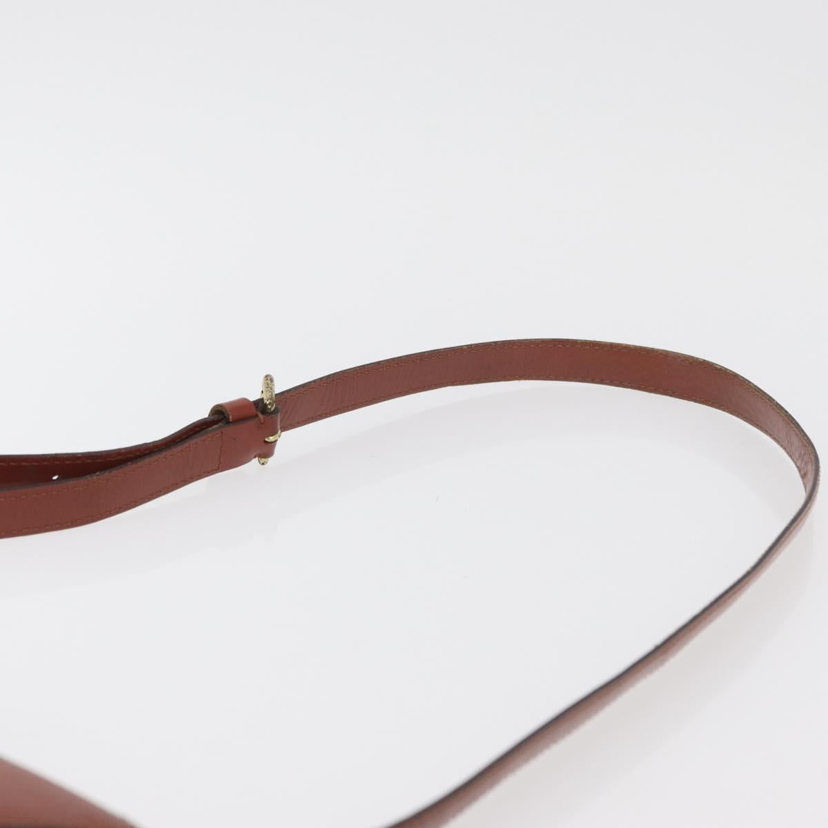 LOUIS VUITTON Epi Capuchin Shoulder Bag Brown M52343 LV Auth bs34963