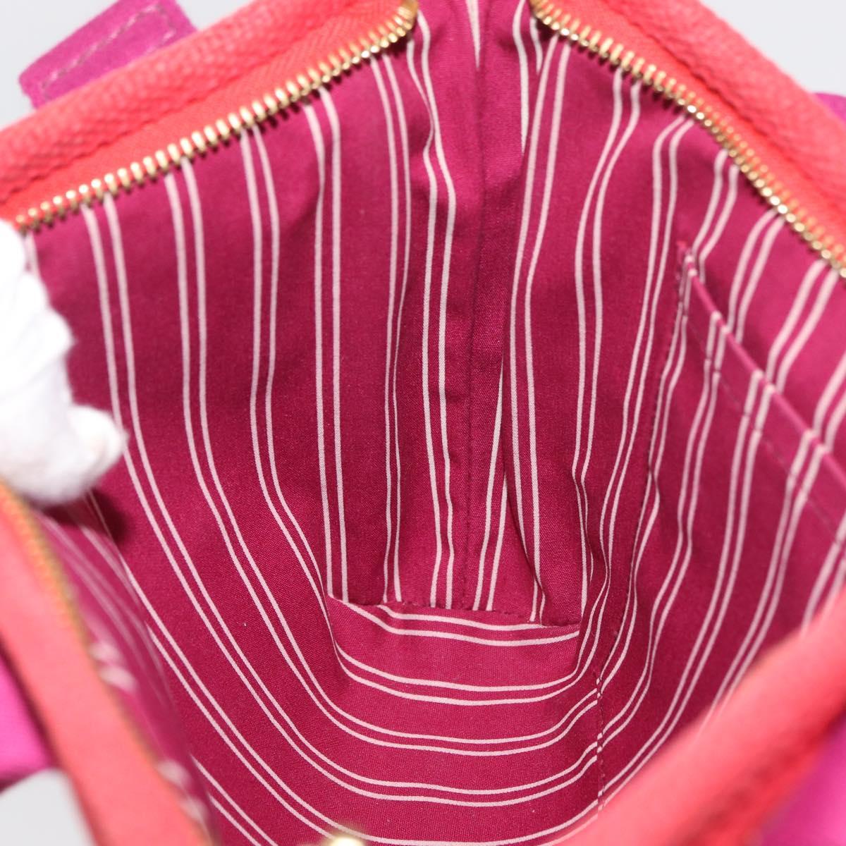LOUIS VUITTON Antigua Cabas PM Tote Bag Canvas Rouge M40037 LV Auth bs34988
