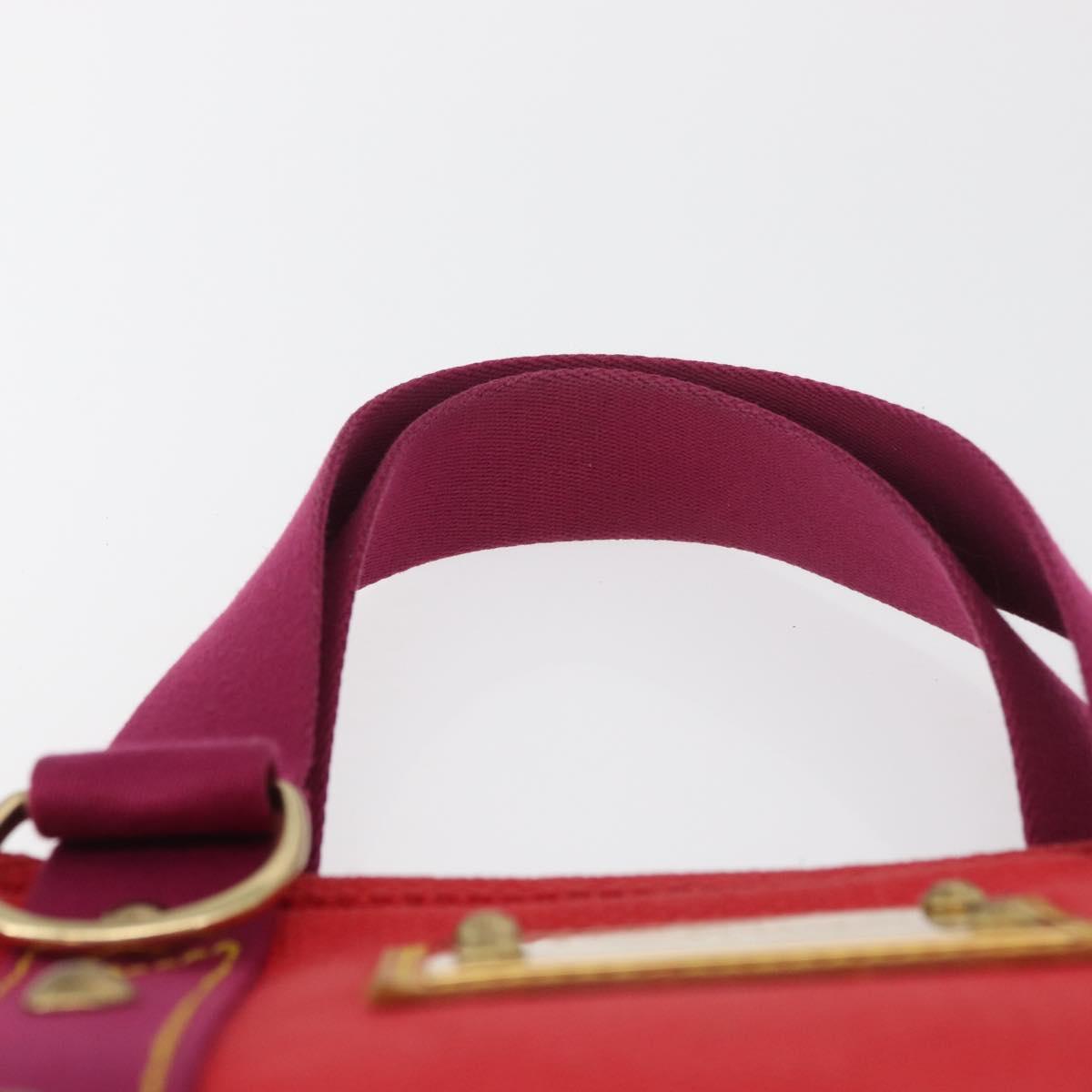 LOUIS VUITTON Antigua Cabas PM Tote Bag Canvas Rouge M40037 LV Auth bs34988