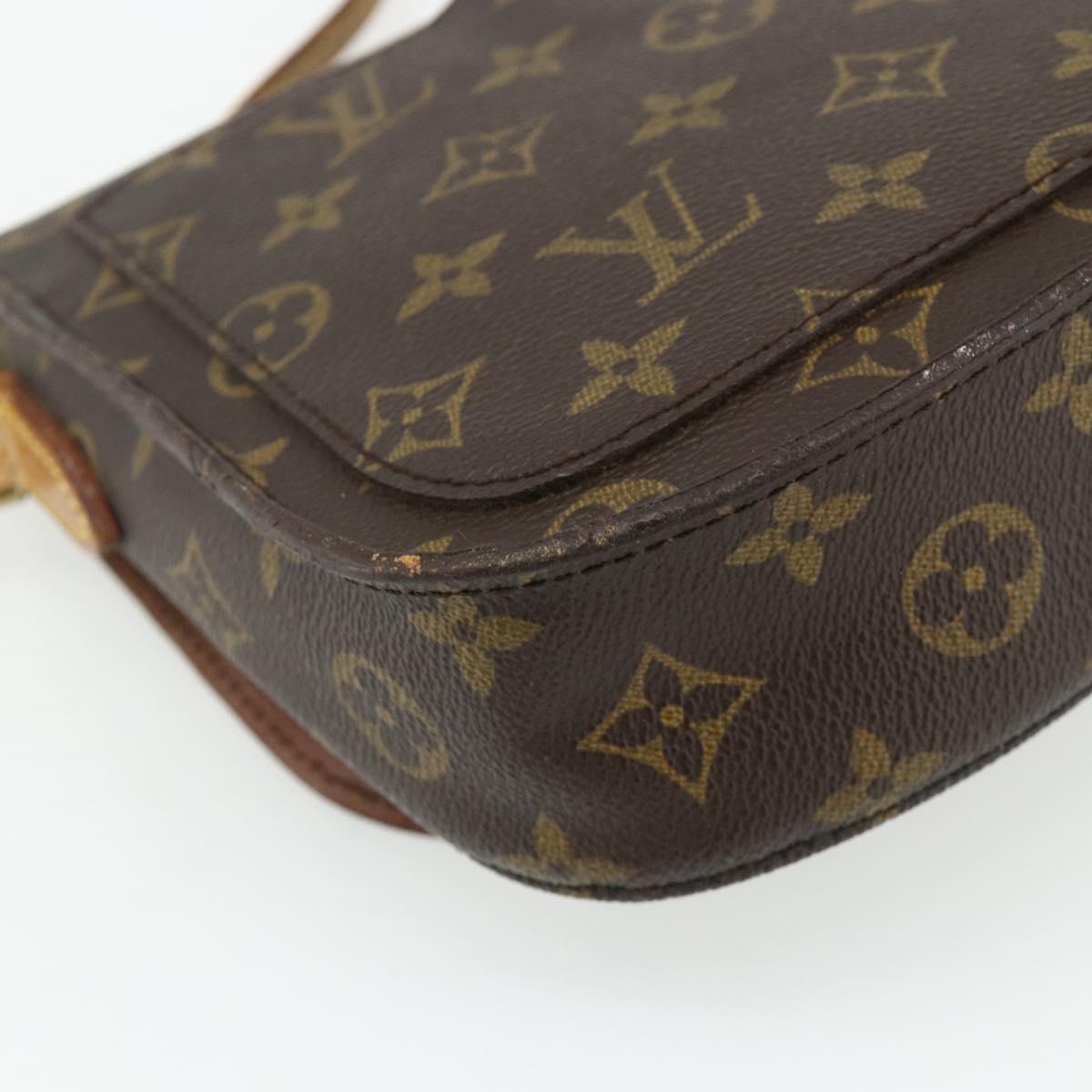 LOUIS VUITTON Monogram Saint Cloud MM Shoulder Bag M51243 LV Auth bs34992