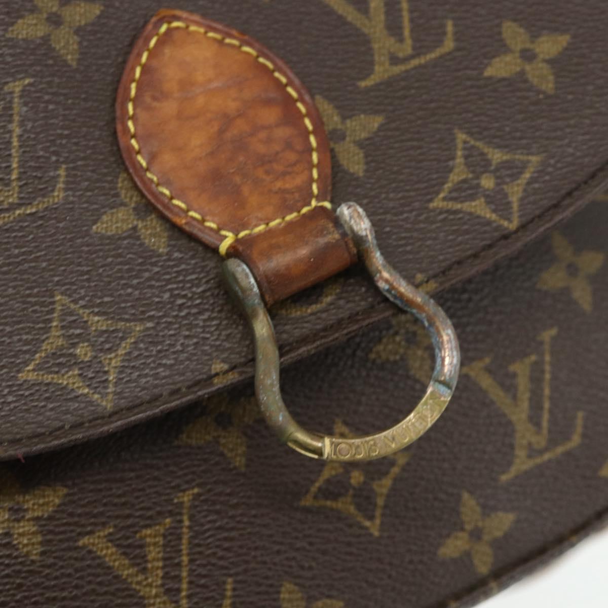 LOUIS VUITTON Monogram Saint Cloud MM Shoulder Bag M51243 LV Auth bs34992