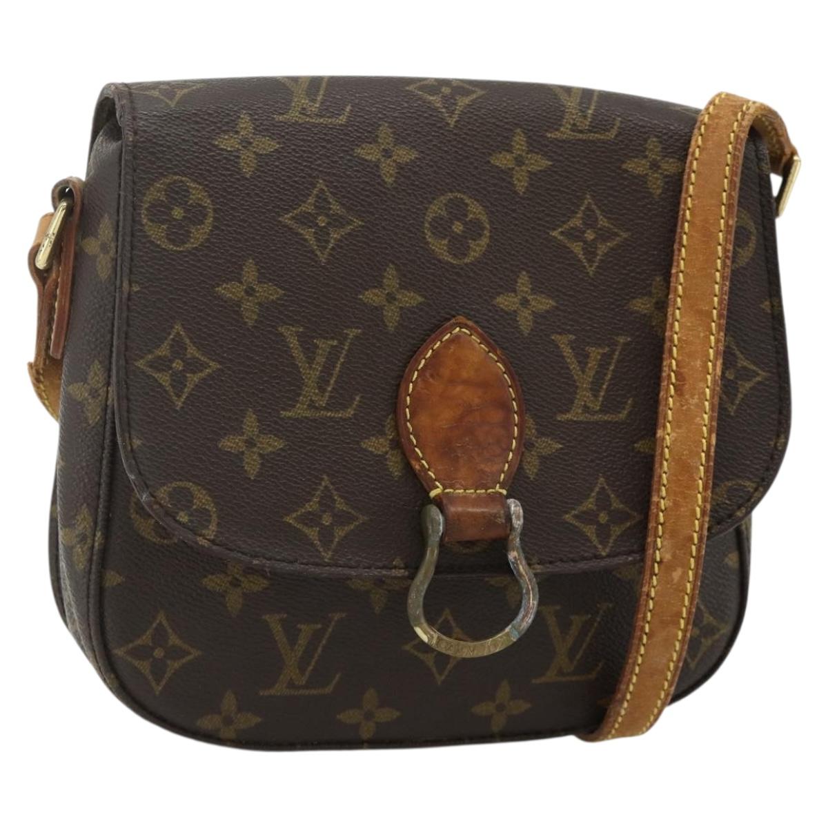 LOUIS VUITTON Monogram Saint Cloud MM Shoulder Bag M51243 LV Auth bs34992