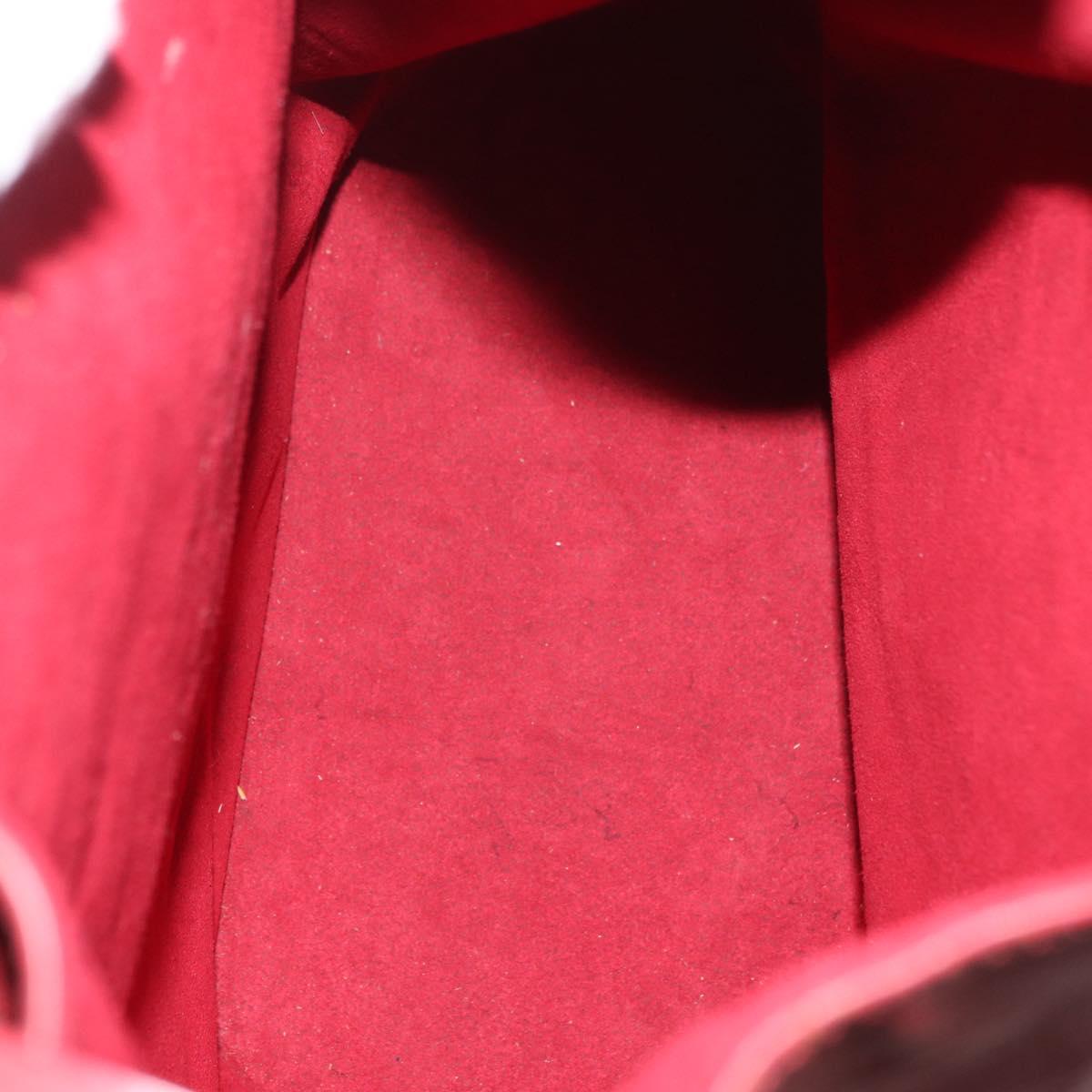 LOUIS VUITTON Epi Sac Depaule GM Shoulder Bag Red M80197 LV Auth bs34997
