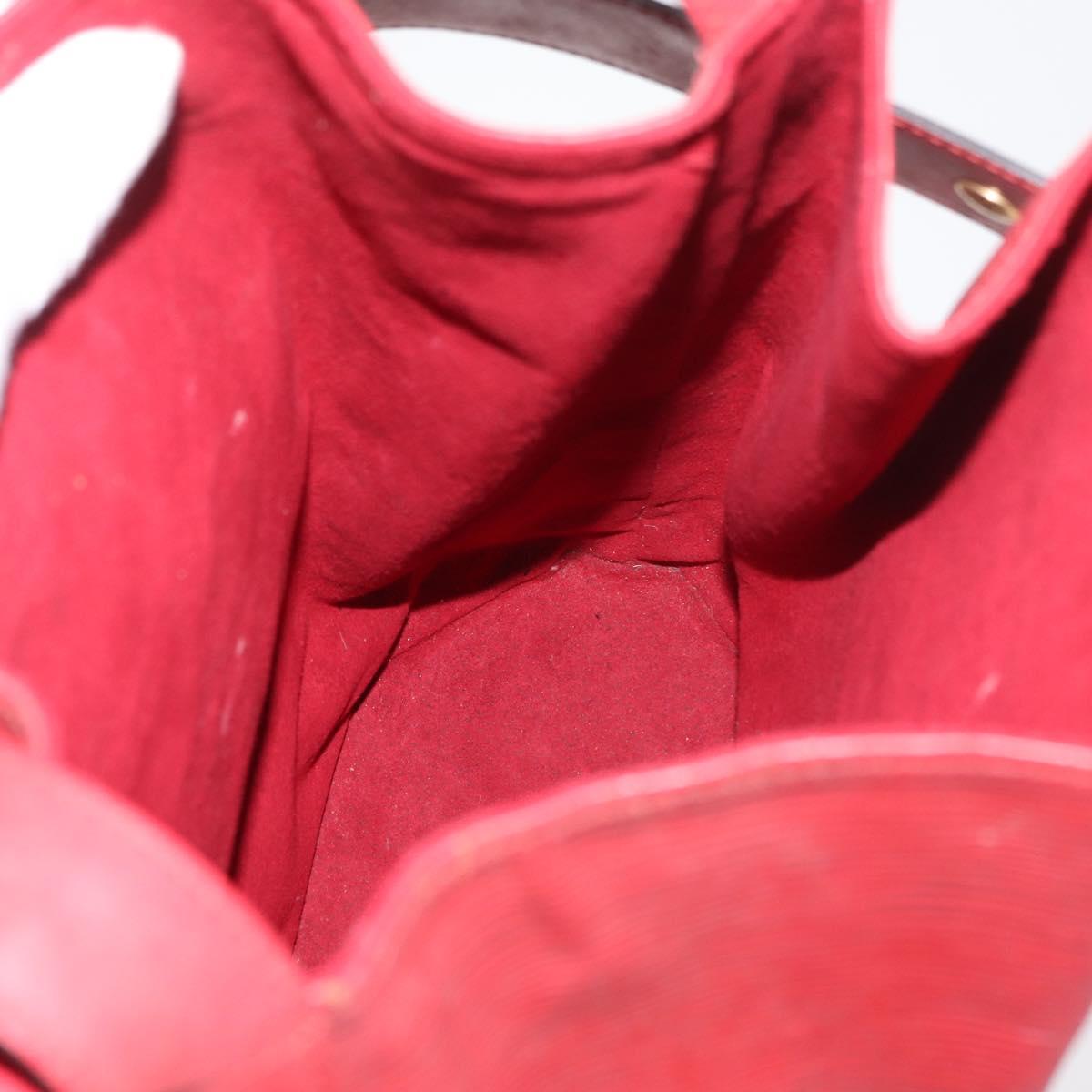 LOUIS VUITTON Epi Sac Depaule GM Shoulder Bag Red M80197 LV Auth bs34997