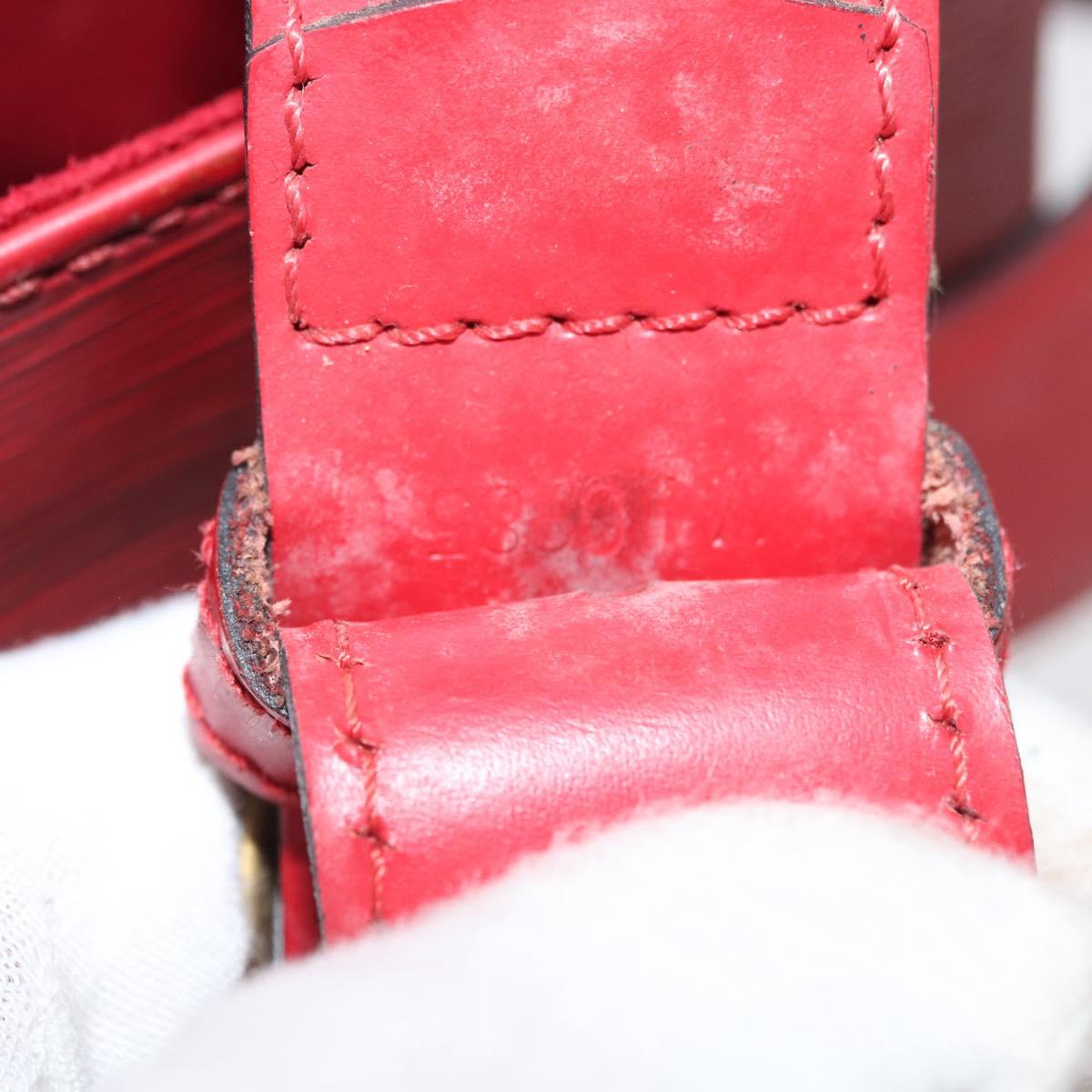LOUIS VUITTON Epi Sac Depaule GM Shoulder Bag Red M80197 LV Auth bs34997