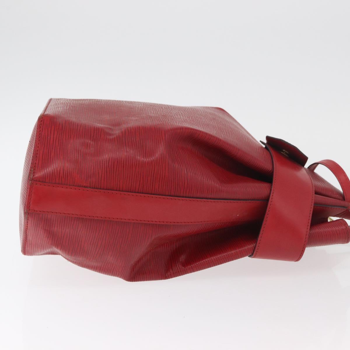 LOUIS VUITTON Epi Sac Depaule GM Shoulder Bag Red M80197 LV Auth bs34997