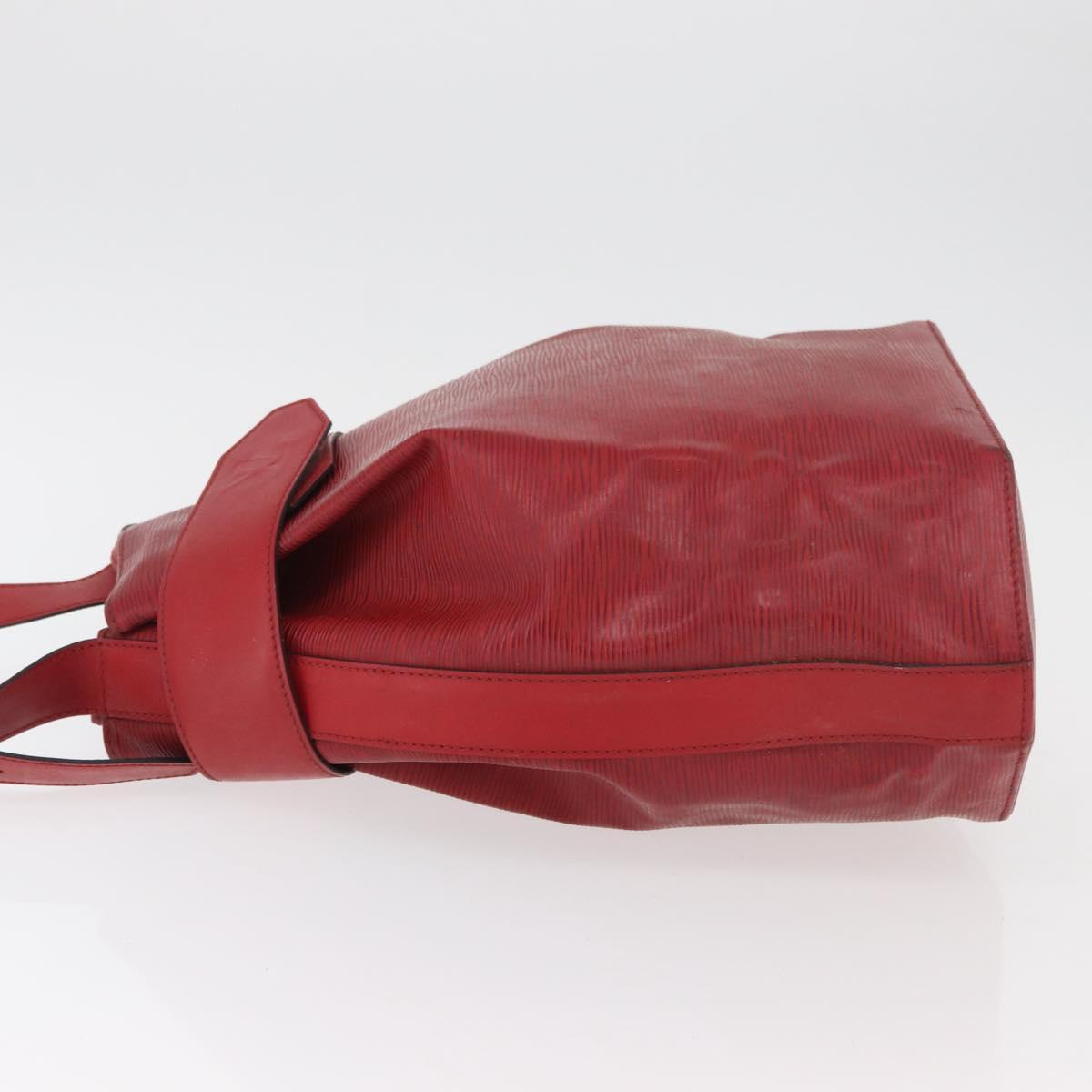 LOUIS VUITTON Epi Sac Depaule GM Shoulder Bag Red M80197 LV Auth bs34997