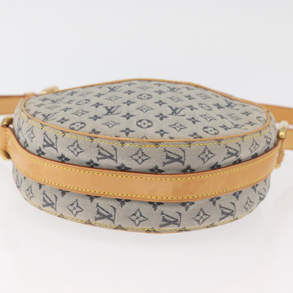 LOUIS VUITTON Monogram Mini Jeanne GM Shoulder Bag Blue M92000 LV Auth bs34999