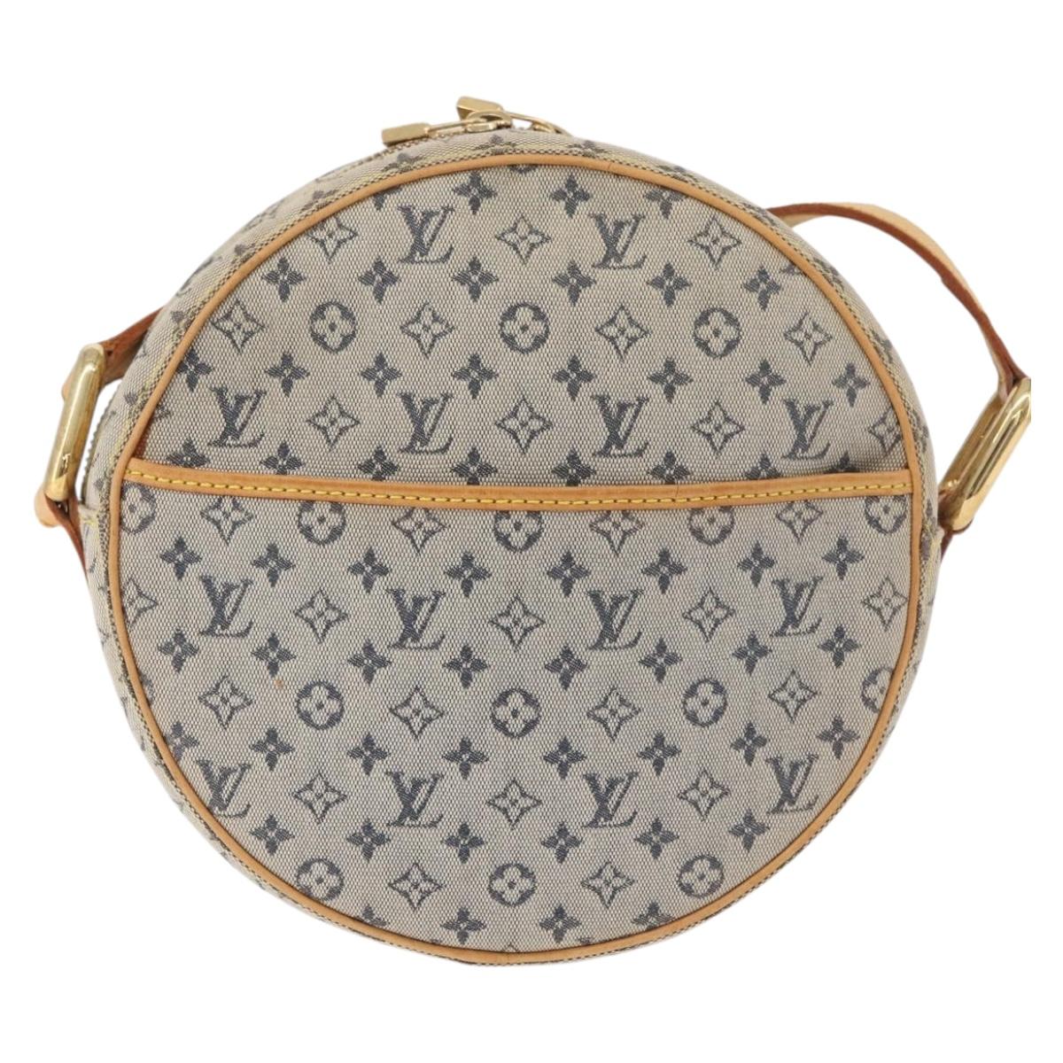 LOUIS VUITTON Monogram Mini Jeanne GM Shoulder Bag Blue M92000 LV Auth bs34999