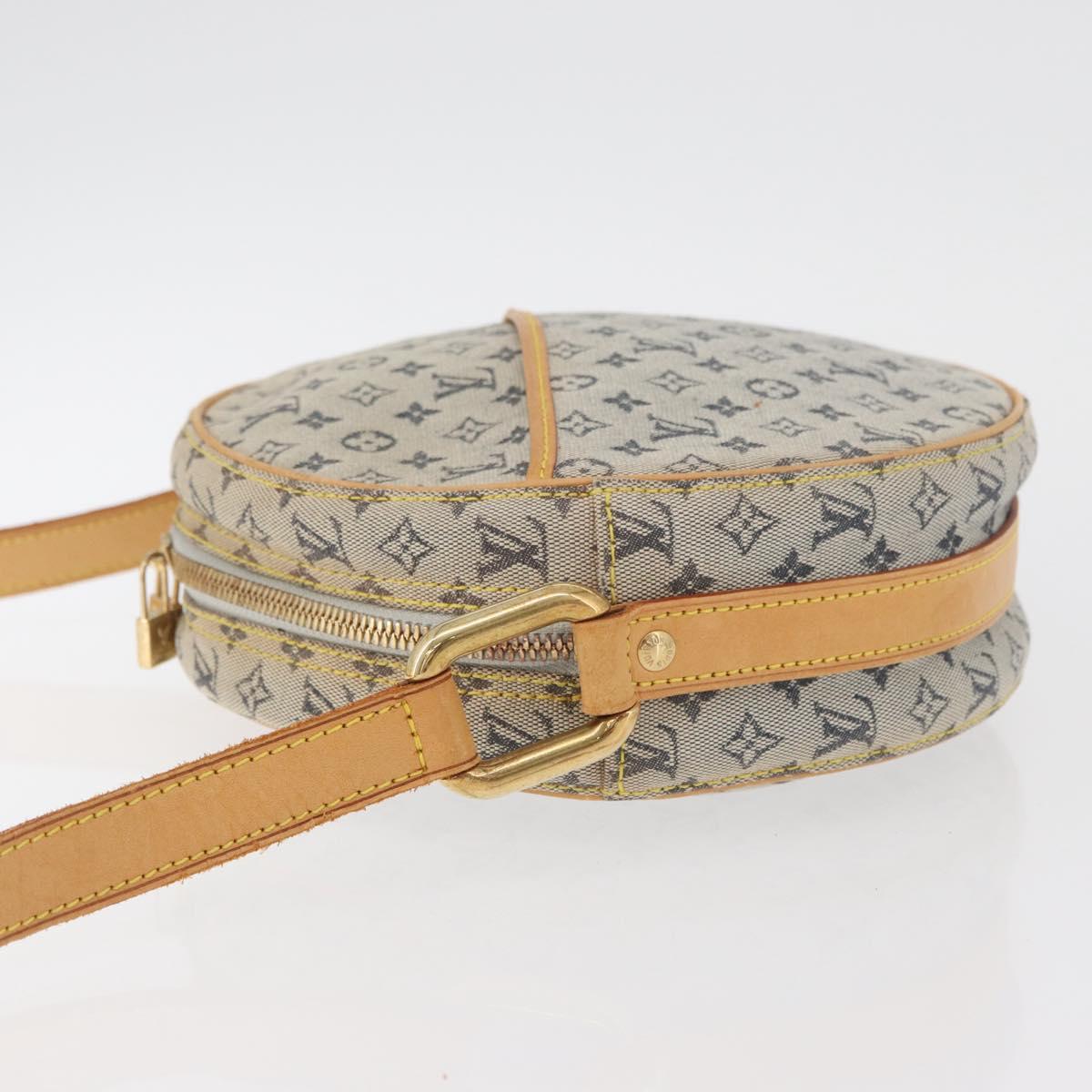 LOUIS VUITTON Monogram Mini Jeanne GM Shoulder Bag Blue M92000 LV Auth bs34999