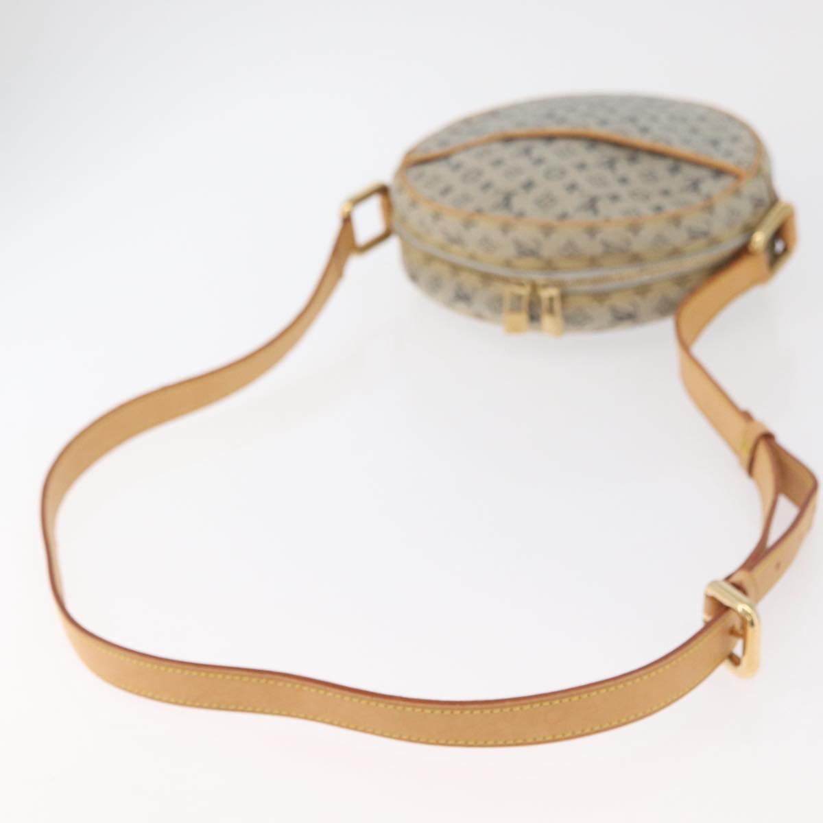 LOUIS VUITTON Monogram Mini Jeanne GM Shoulder Bag Blue M92000 LV Auth bs34999
