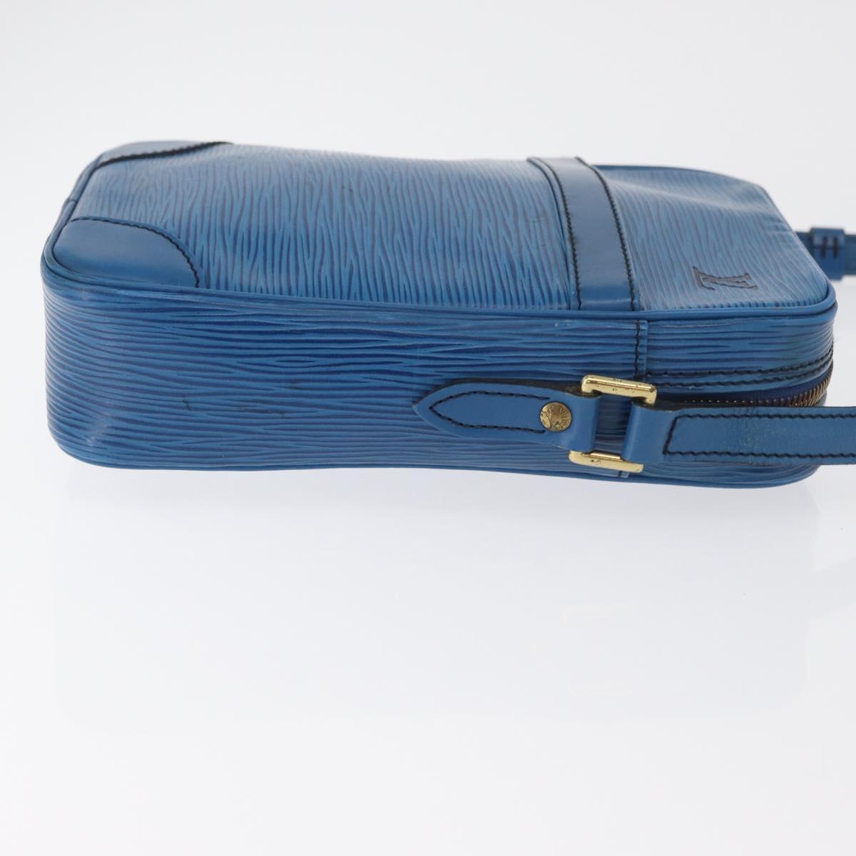 LOUIS VUITTON Epi Danube Shoulder Bag Blue M45635 LV Auth bs35000A