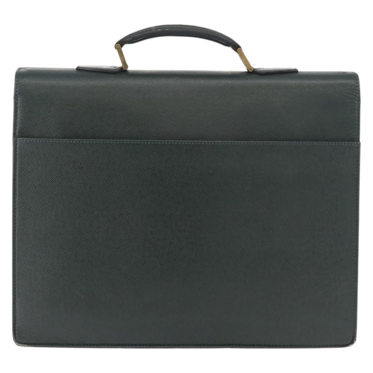 LOUIS VUITTON Taiga Serviette Moskova Business Bag Epicea M30034 LV Auth bs35001