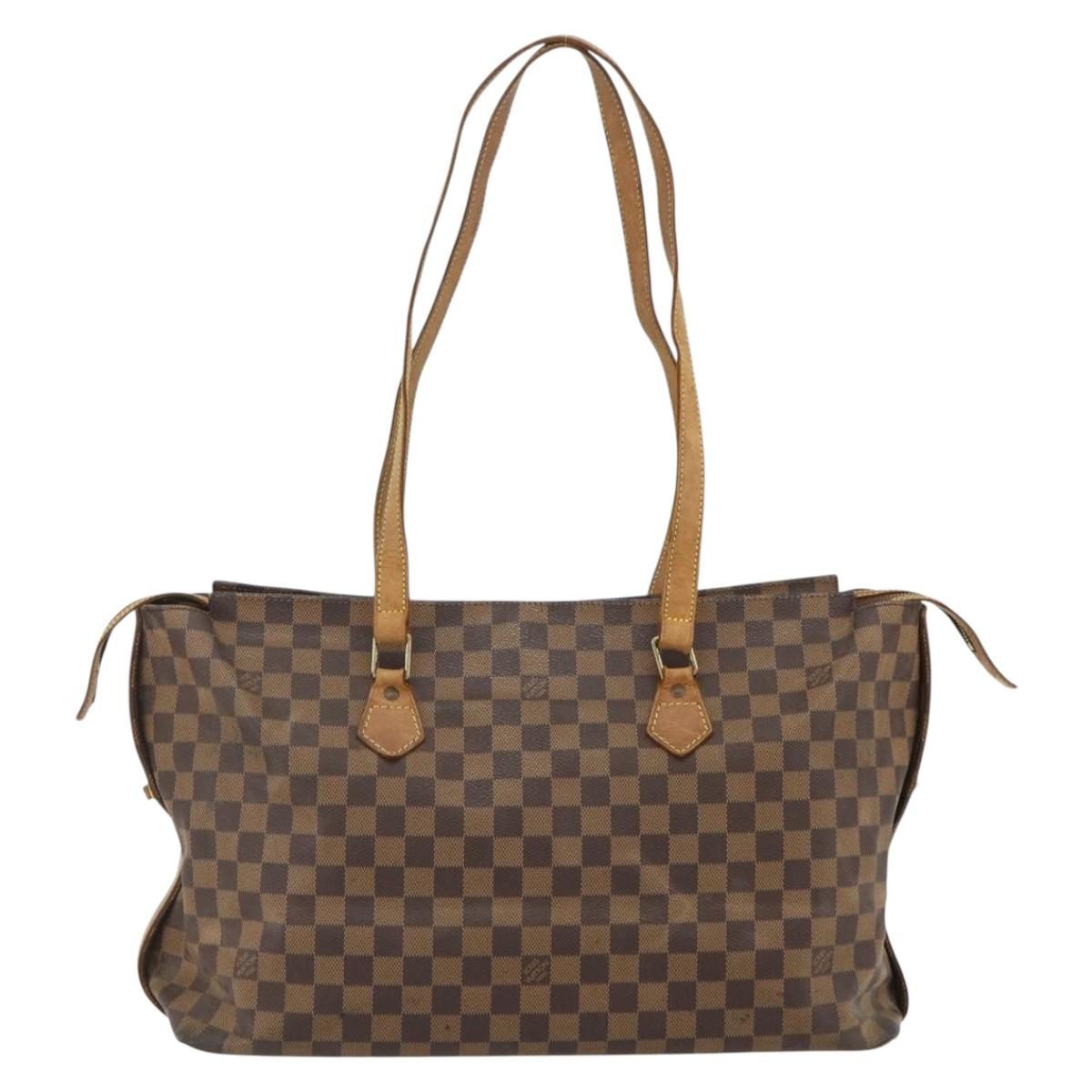 LOUIS VUITTON Damier Ebene Colombine Bag 100th anniversary N99037 Auth bs35002