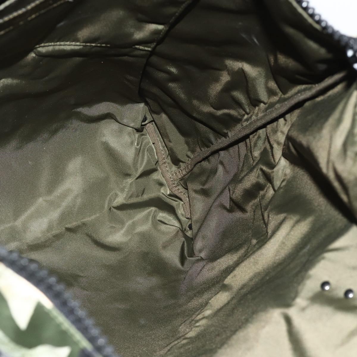 VALENTINO Tote Bag Nylon Khaki Auth bs35007A