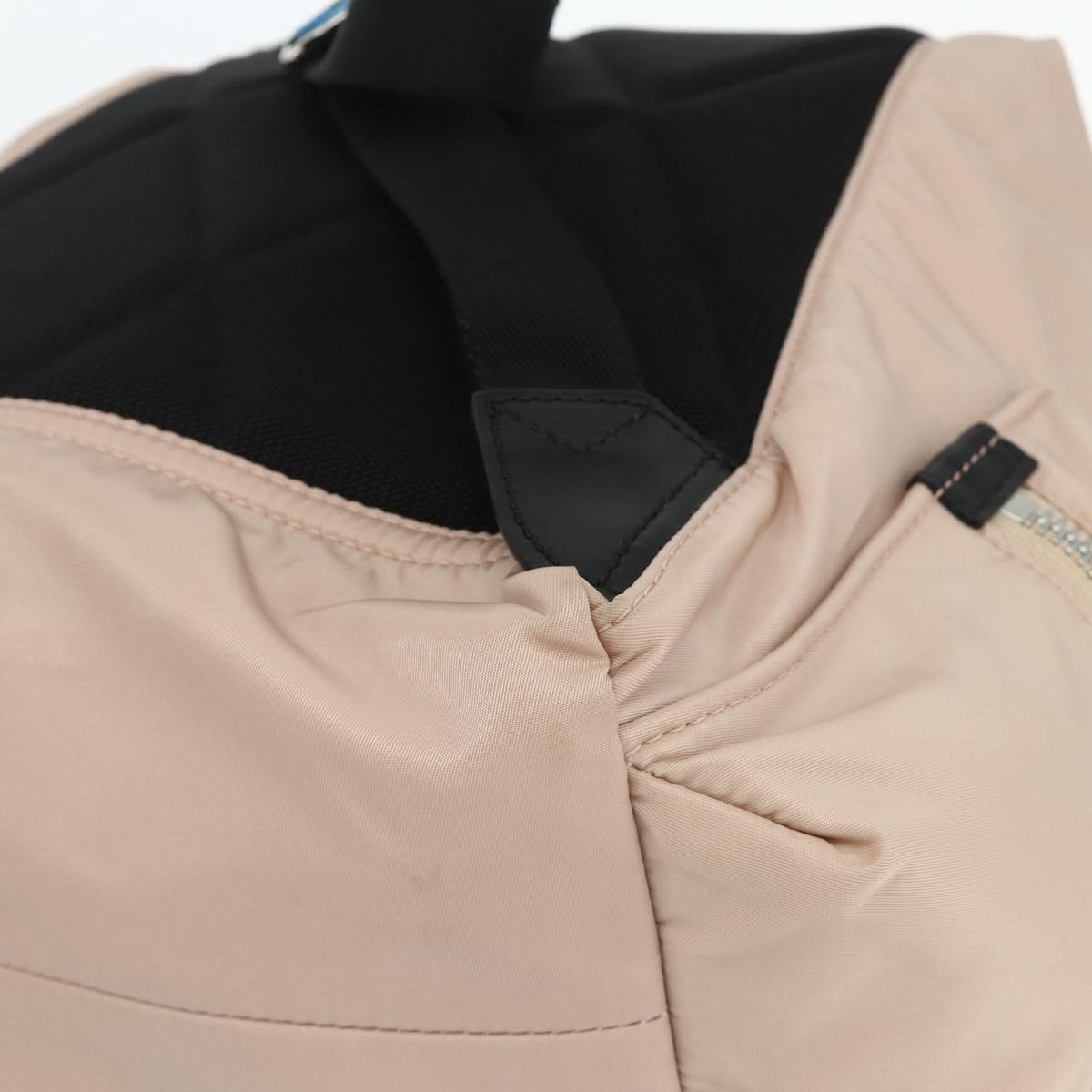 BURBERRY Backpack Nylon Pink Silver Auth bs35010