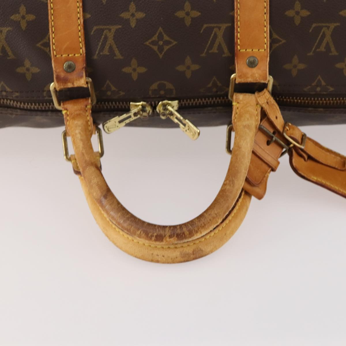 LOUIS VUITTON Monogram Keepall 50 Boston Bag M41426 LV Auth bs35015