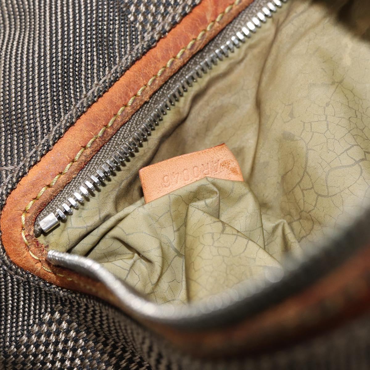 LOUIS VUITTON Damier Geant Arche Waist Bag Khaki M93022 LV Auth bs35025