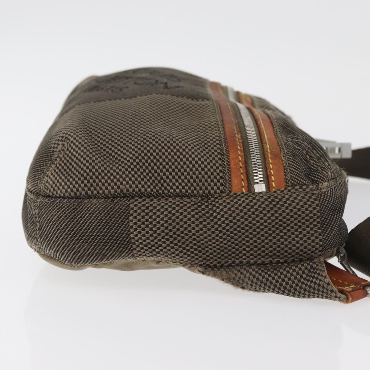 LOUIS VUITTON Damier Geant Arche Waist Bag Khaki M93022 LV Auth bs35025