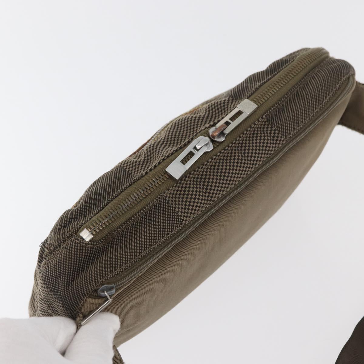 LOUIS VUITTON Damier Geant Arche Waist Bag Khaki M93022 LV Auth bs35025