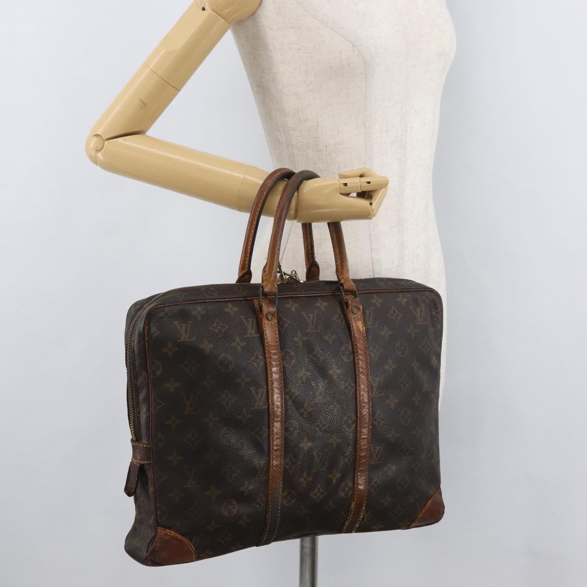 LOUIS VUITTON Monogram Porte Documents Voyage Bag M53361 LV Auth bs35047