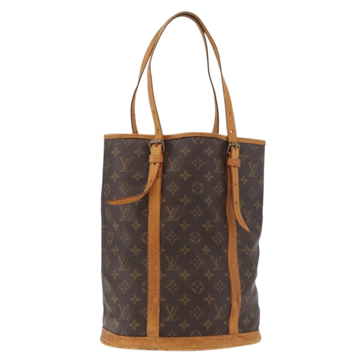 LOUIS VUITTON Monogram Bucket GM Shoulder Bag M42236 LV Auth bs35048