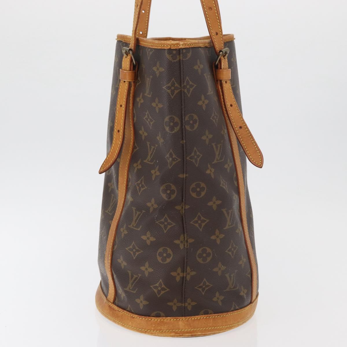 LOUIS VUITTON Monogram Bucket GM Shoulder Bag M42236 LV Auth bs35048
