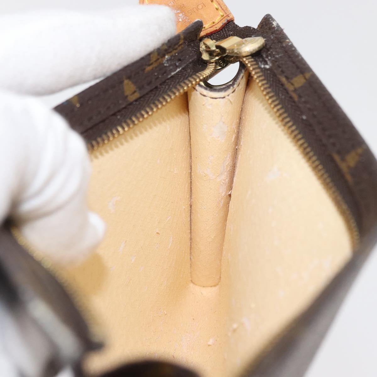 LOUIS VUITTON Monogram Bucket GM Accessory Pouch LV Auth bs35049