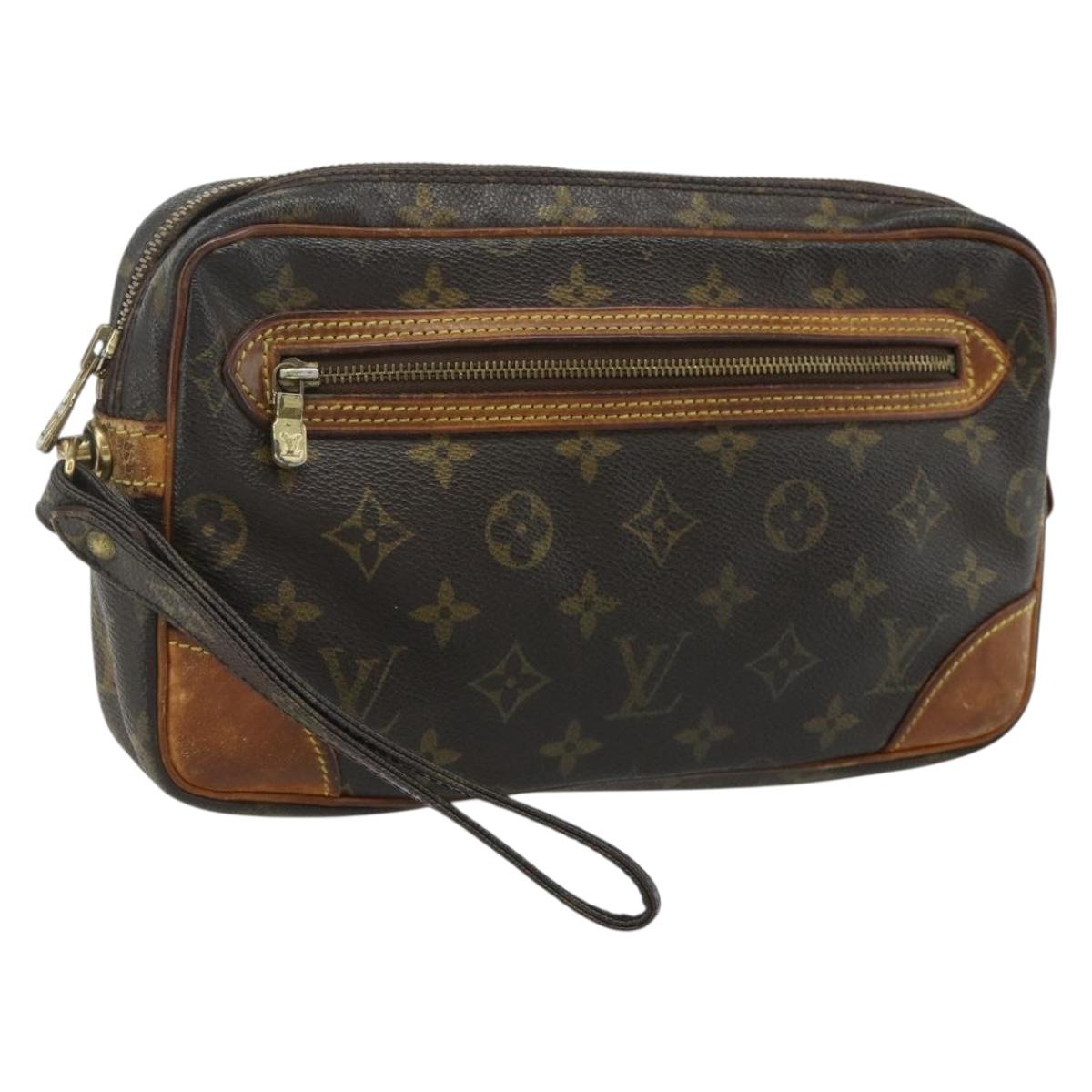 LOUIS VUITTON Monogram Marly Dragonne GM Clutch Bag M51825 LV Auth bs35051