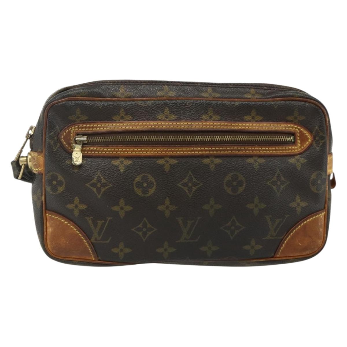 LOUIS VUITTON Monogram Marly Dragonne GM Clutch Bag M51825 LV Auth bs35051