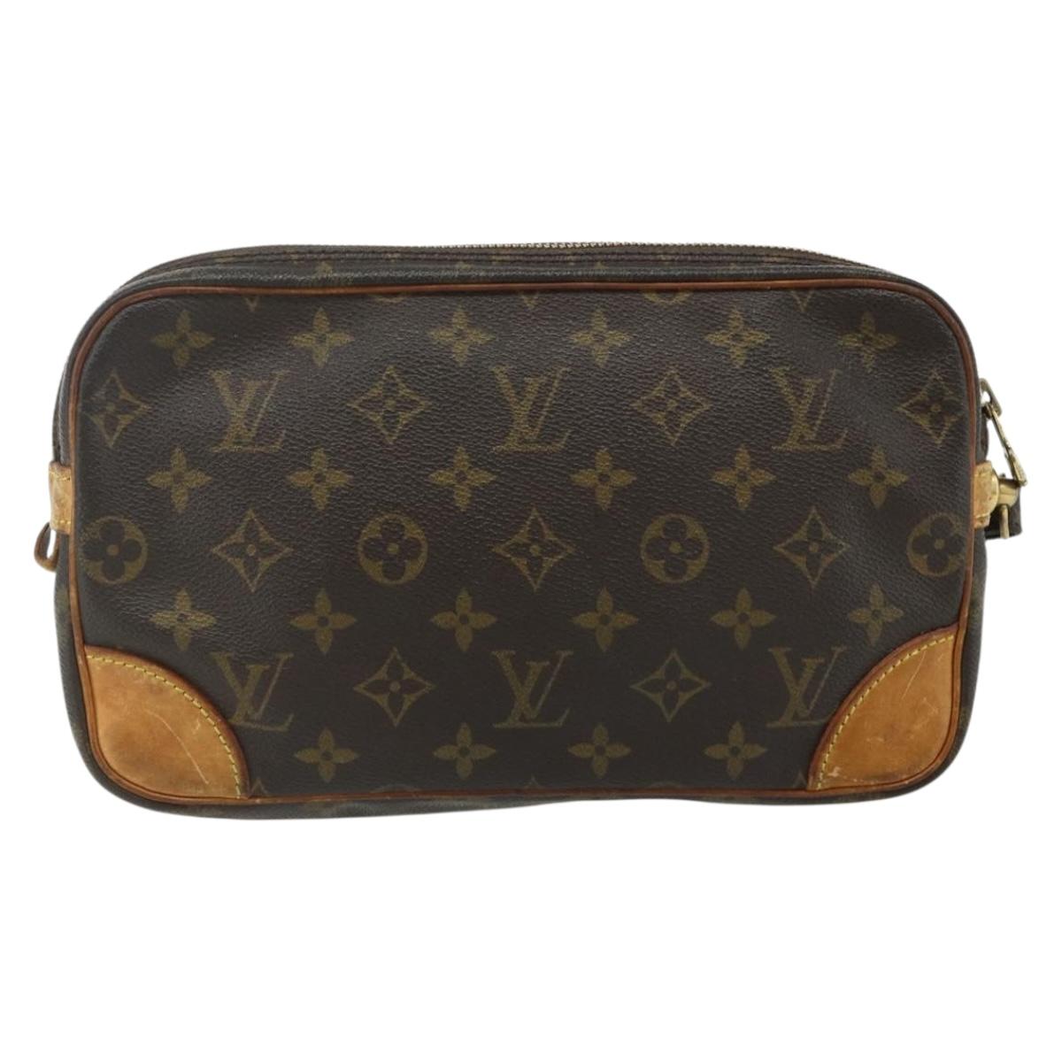 LOUIS VUITTON Monogram Marly Dragonne GM Clutch Bag M51825 LV Auth bs35051