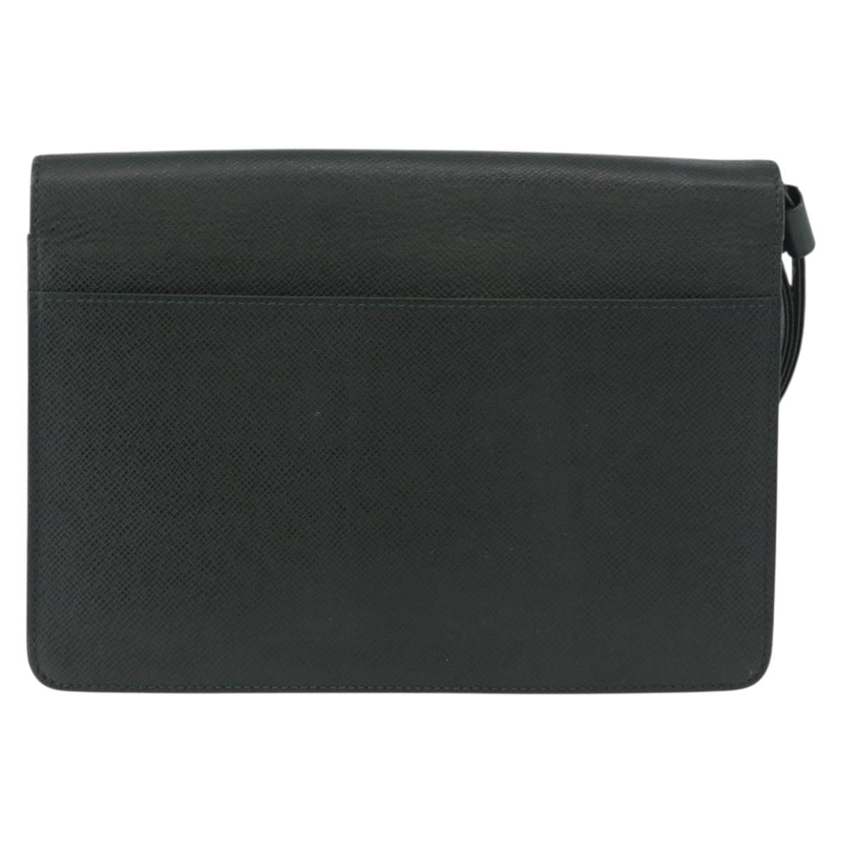 LOUIS VUITTON Taiga Pochette Kourad Clutch Bag Epicea M30194 LV Auth bs35052