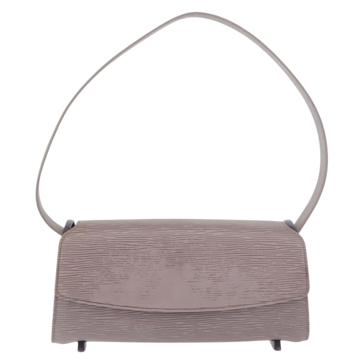 LOUIS VUITTON Epi Nocturne GM Shoulder Bag Lilac M5217B LV Auth bs35055