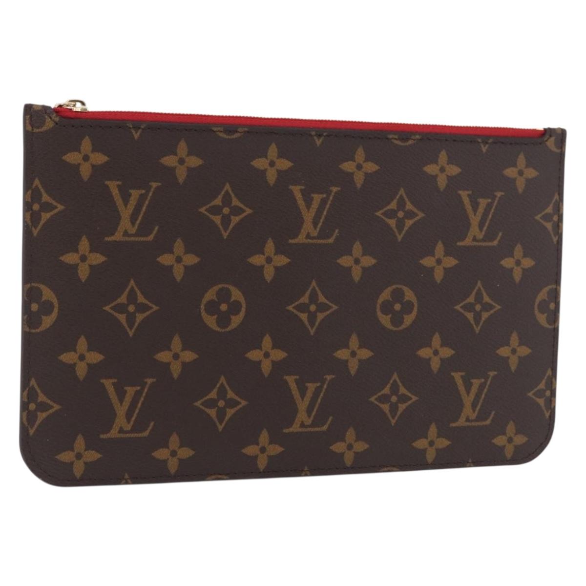 LOUIS VUITTON Monogram Neverfull GM Pouch Pouch LV Auth bs35076