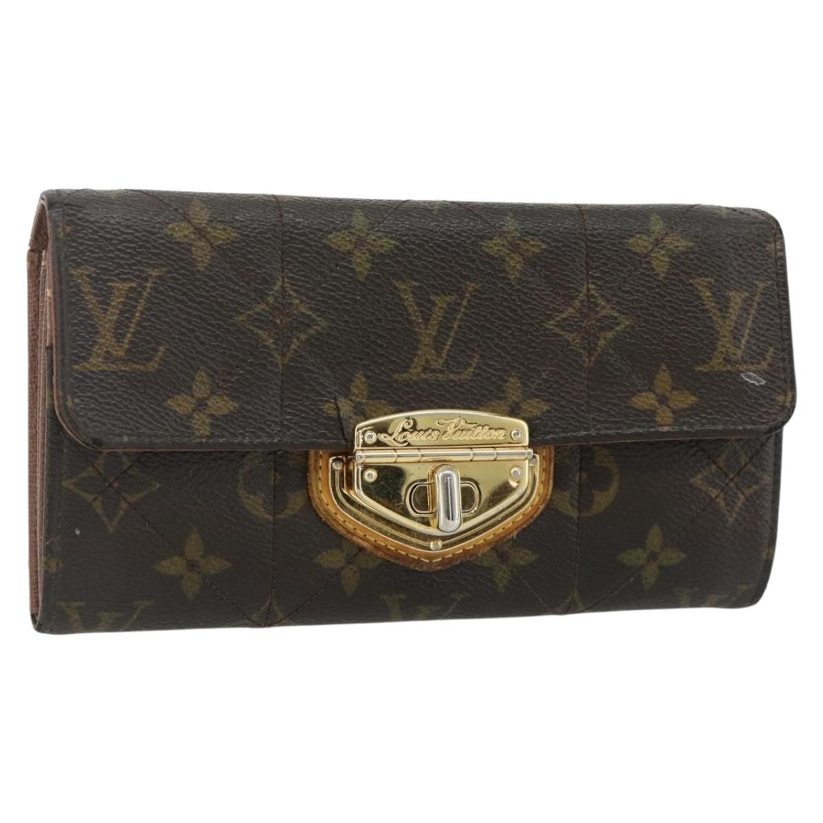 LOUIS VUITTON Monogram Etoile Portefeiulle Sarah Long Wallet M66556 Auth bs35085