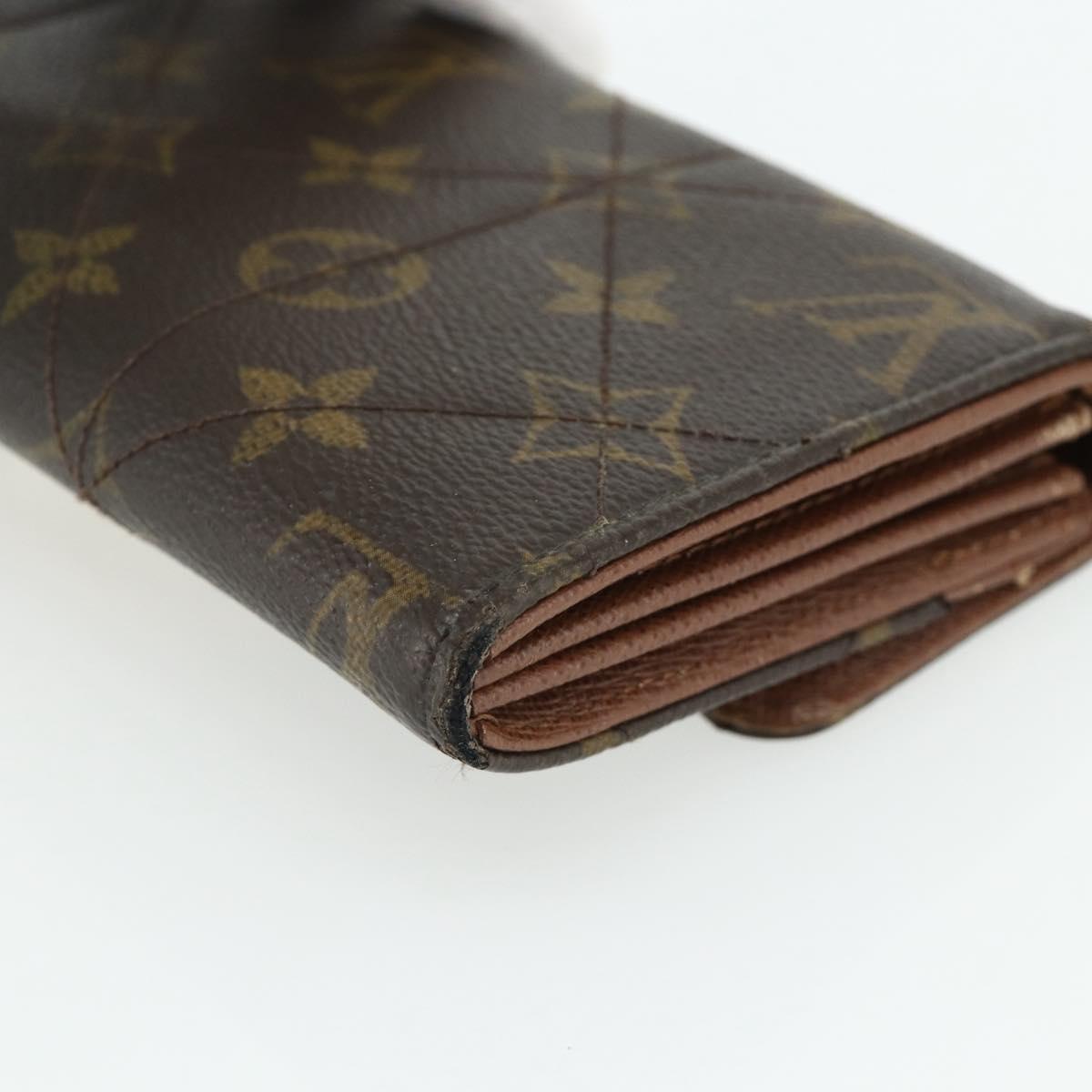 LOUIS VUITTON Monogram Etoile Portefeiulle Sarah Long Wallet M66556 Auth bs35085