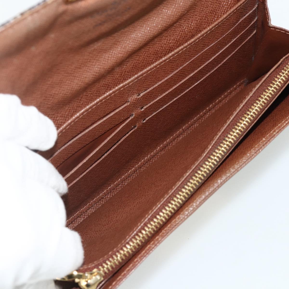 LOUIS VUITTON Monogram Etoile Portefeiulle Sarah Long Wallet M66556 Auth bs35085