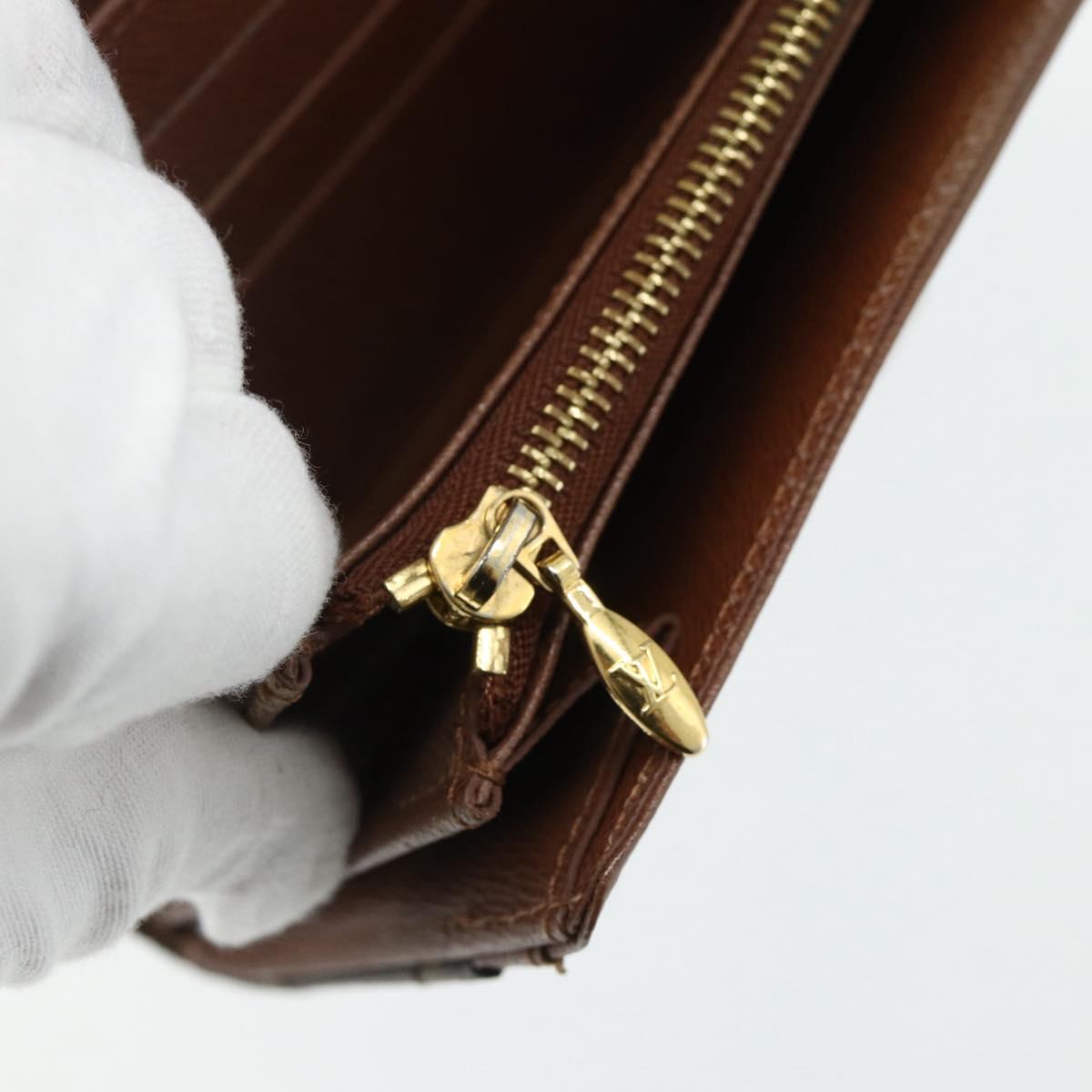 LOUIS VUITTON Monogram Etoile Portefeiulle Sarah Long Wallet M66556 Auth bs35085