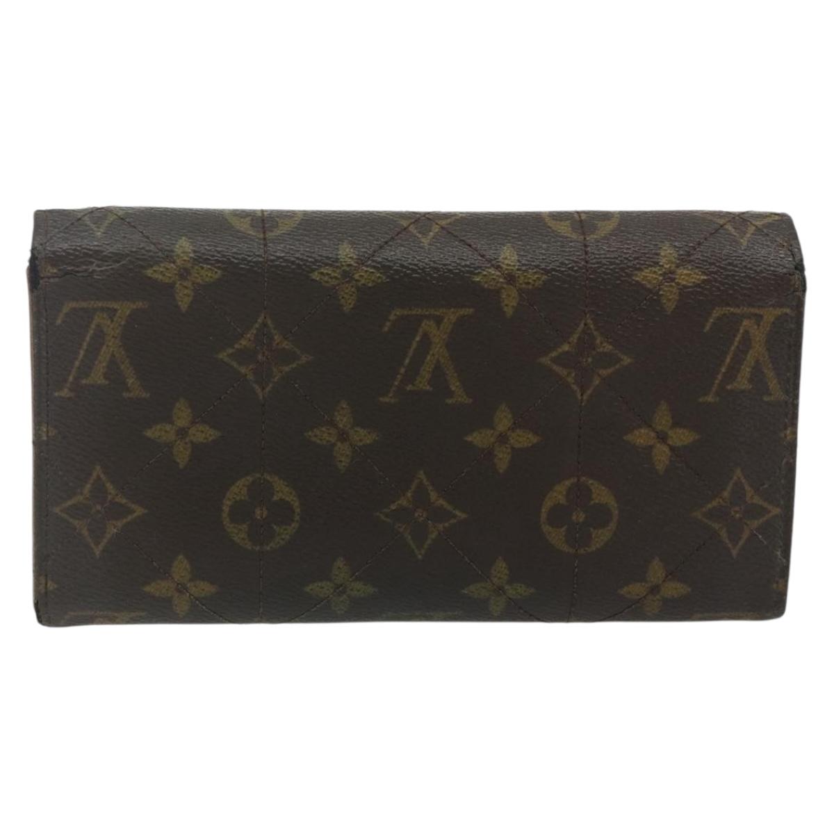 LOUIS VUITTON Monogram Etoile Portefeiulle Sarah Long Wallet M66556 Auth bs35085