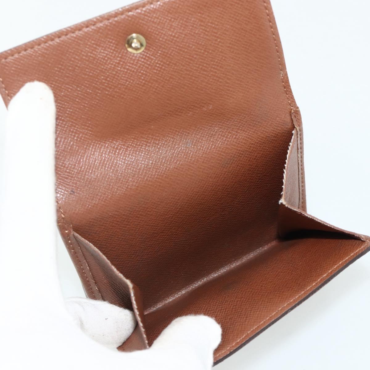 LOUIS VUITTON Monogram Portefeuille Elise Trifold Wallet M61654 LV Auth bs35099