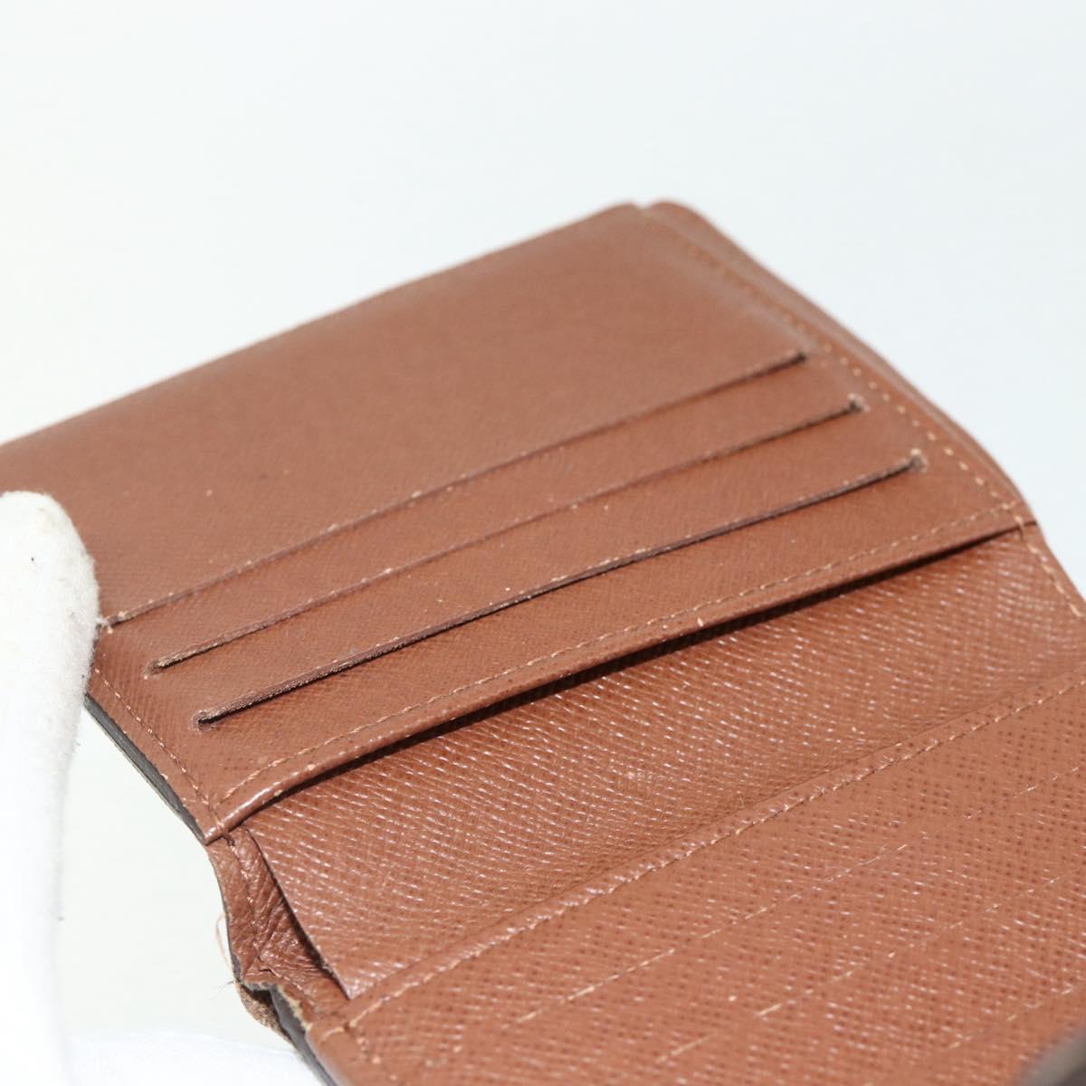 LOUIS VUITTON Monogram Portefeuille Elise Trifold Wallet M61654 LV Auth bs35099