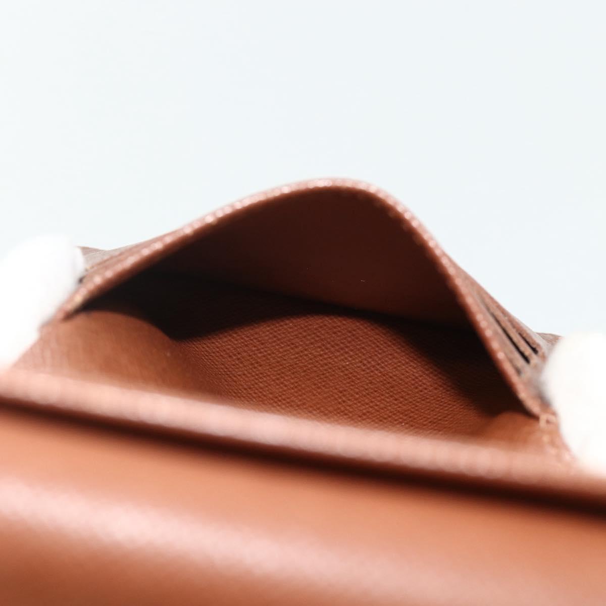 LOUIS VUITTON Monogram Portefeuille Elise Trifold Wallet M61654 LV Auth bs35099