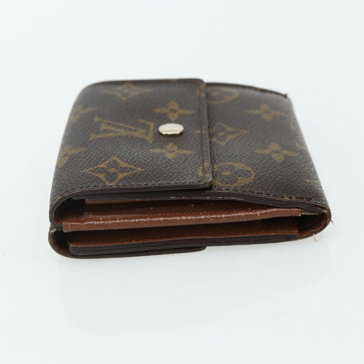 LOUIS VUITTON Monogram Portefeuille Elise Trifold Wallet M61654 LV Auth bs35099