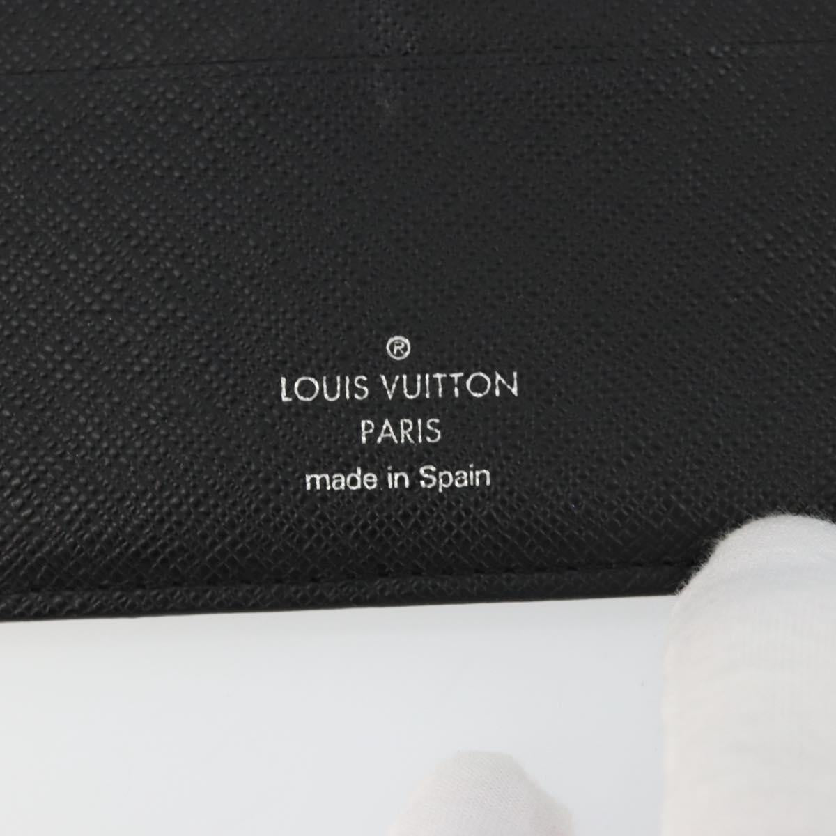 LOUIS VUITTON Monogram Eclipse Portefeuille Marco NM Wallet M62545 Auth bs35101