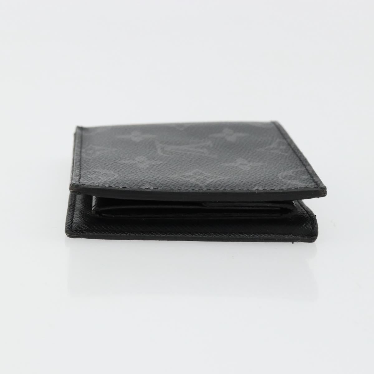 LOUIS VUITTON Monogram Eclipse Portefeuille Marco NM Wallet M62545 Auth bs35101