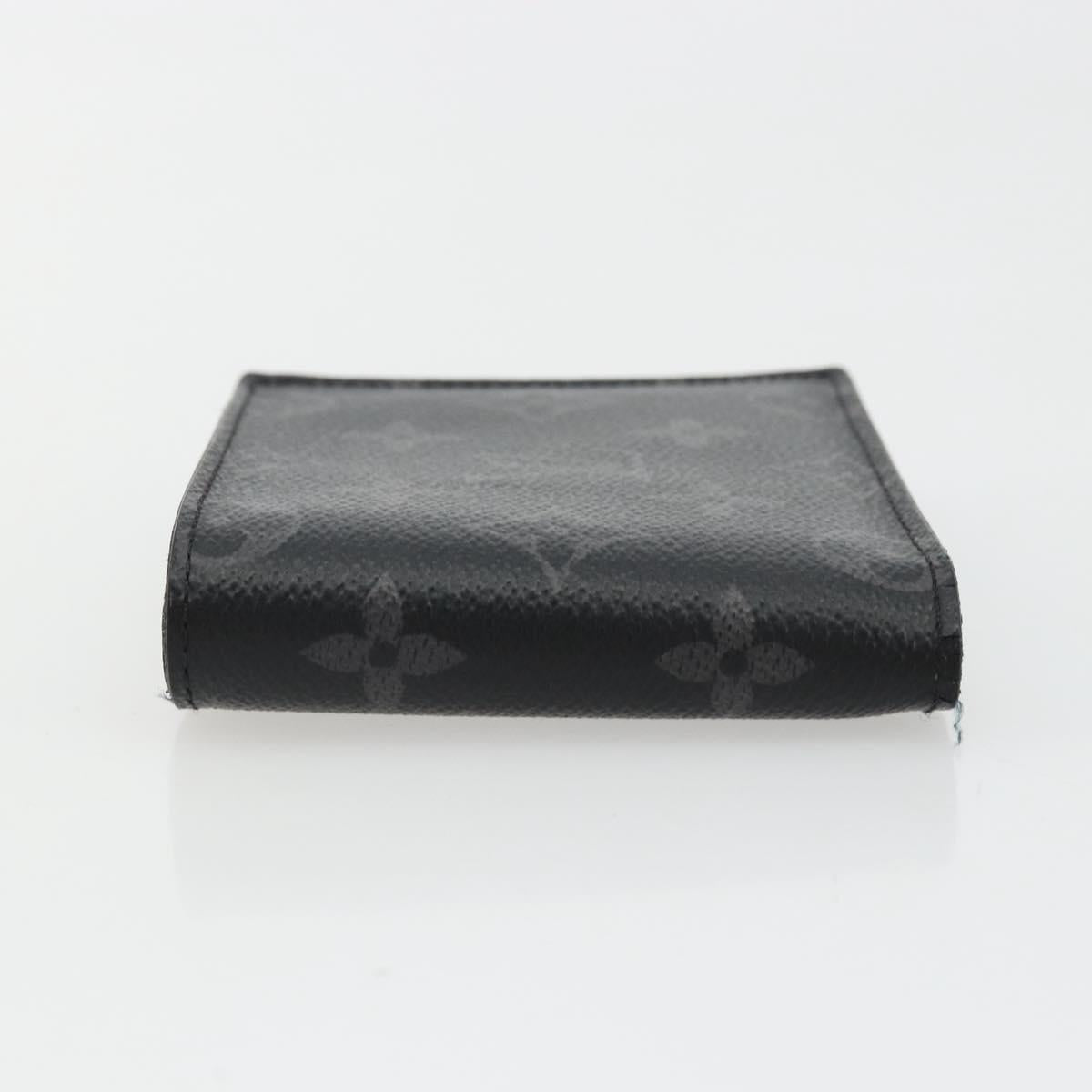 LOUIS VUITTON Monogram Eclipse Portefeuille Marco NM Wallet M62545 Auth bs35101