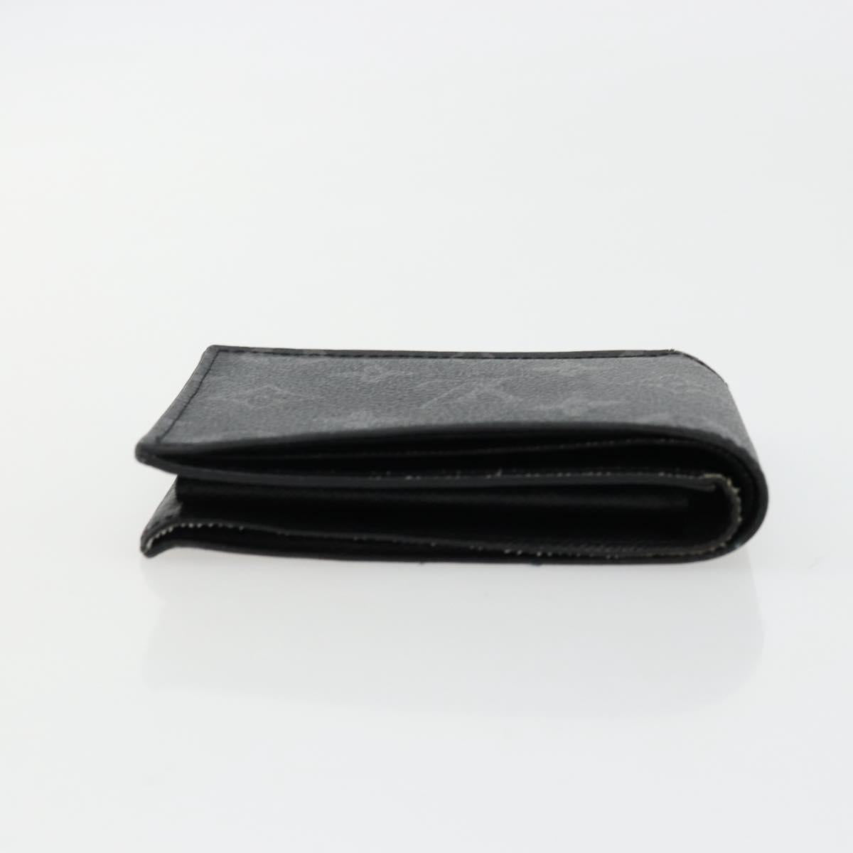 LOUIS VUITTON Monogram Eclipse Portefeuille Marco NM Wallet M62545 Auth bs35101