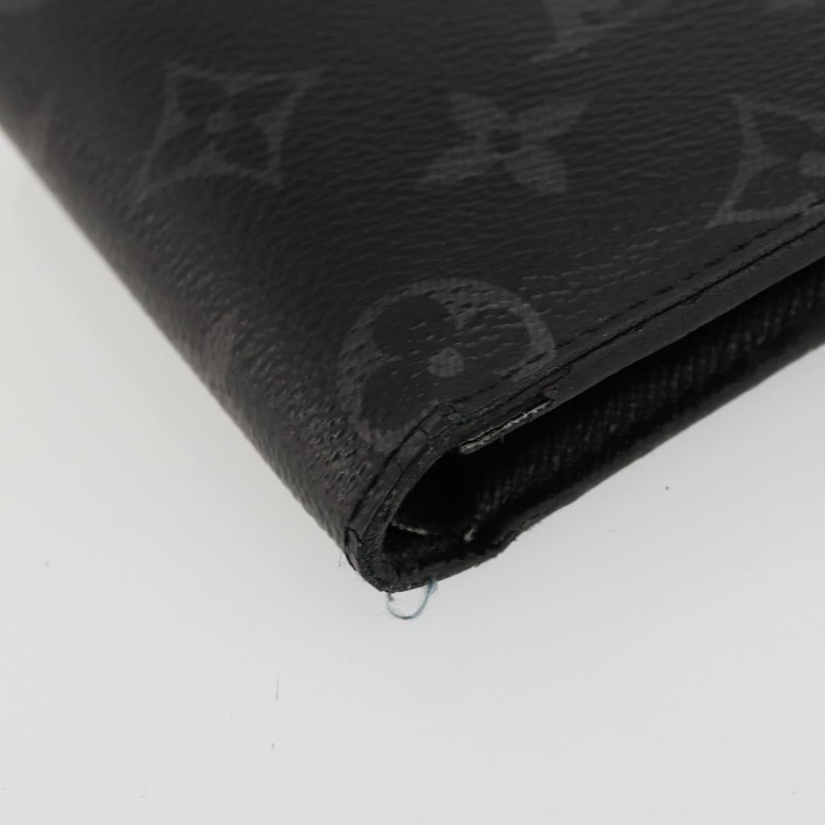 LOUIS VUITTON Monogram Eclipse Portefeuille Marco NM Wallet M62545 Auth bs35101