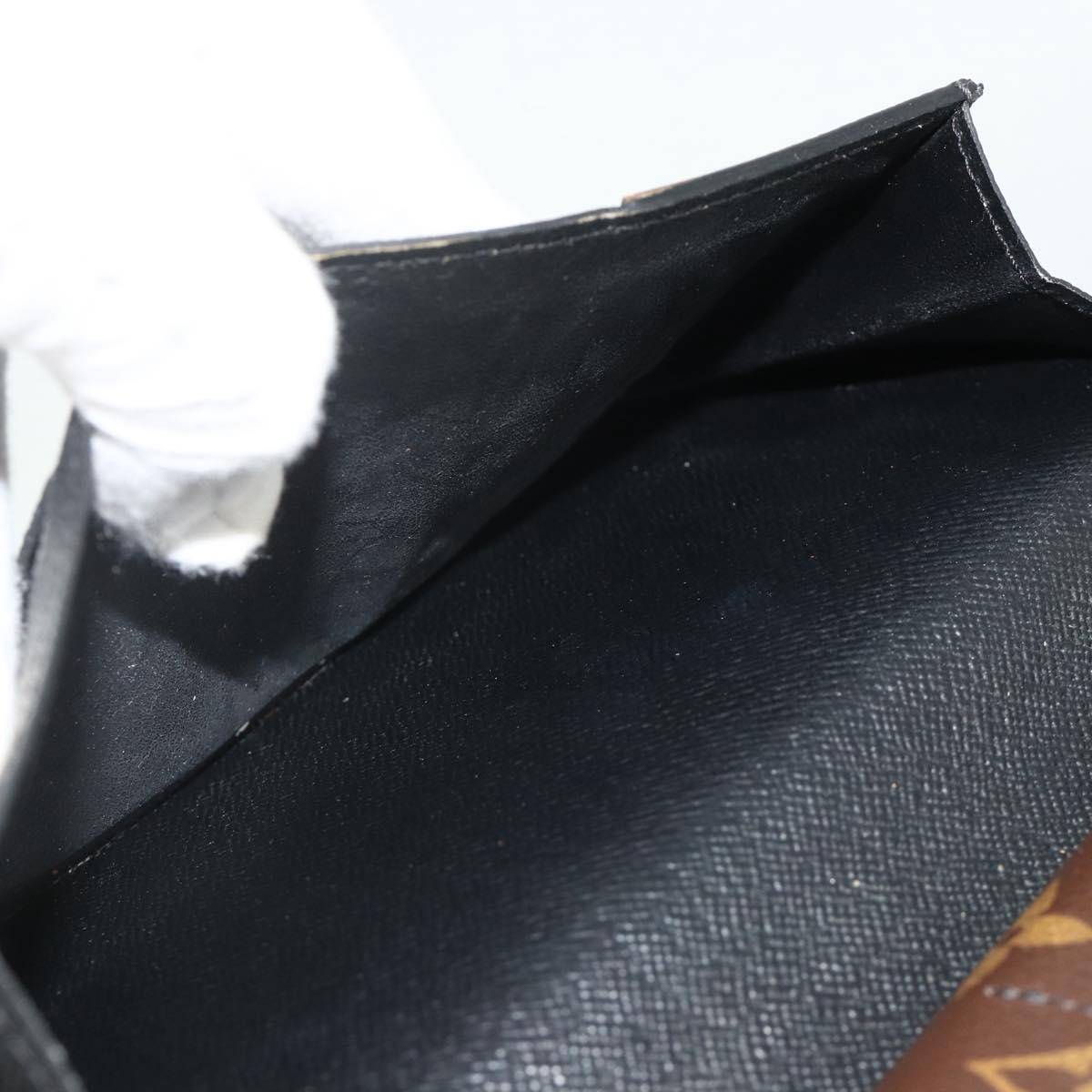 LOUIS VUITTON Monogram Macassar Zippy Wallet Vertical M60109 LV Auth bs35115