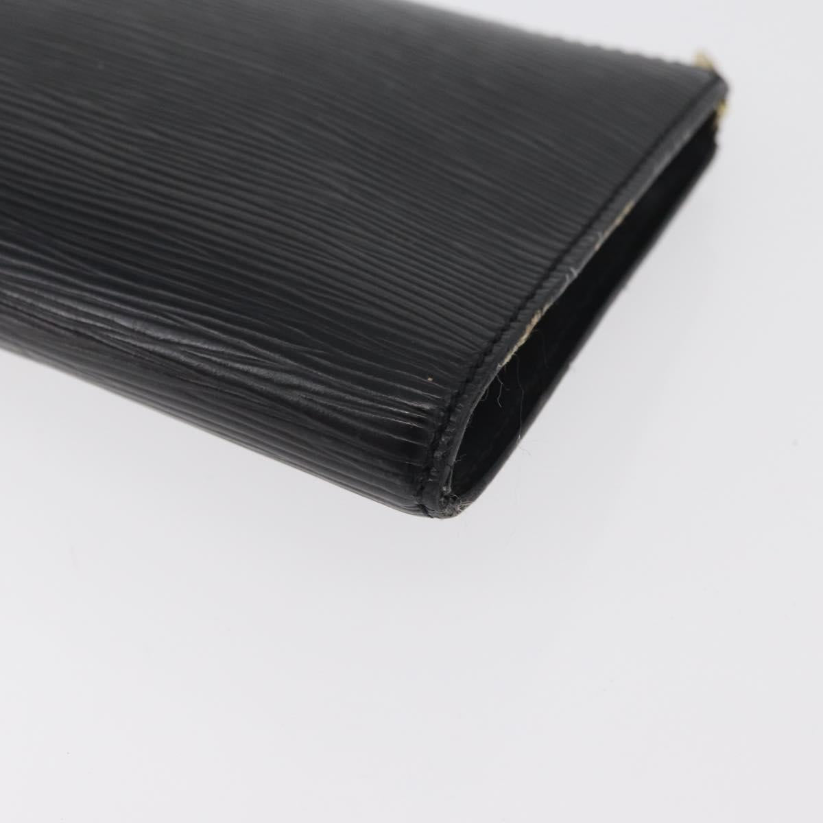 LOUIS VUITTON Epi Pochette Accessoires Pouch Black M52982 LV Auth bs35118